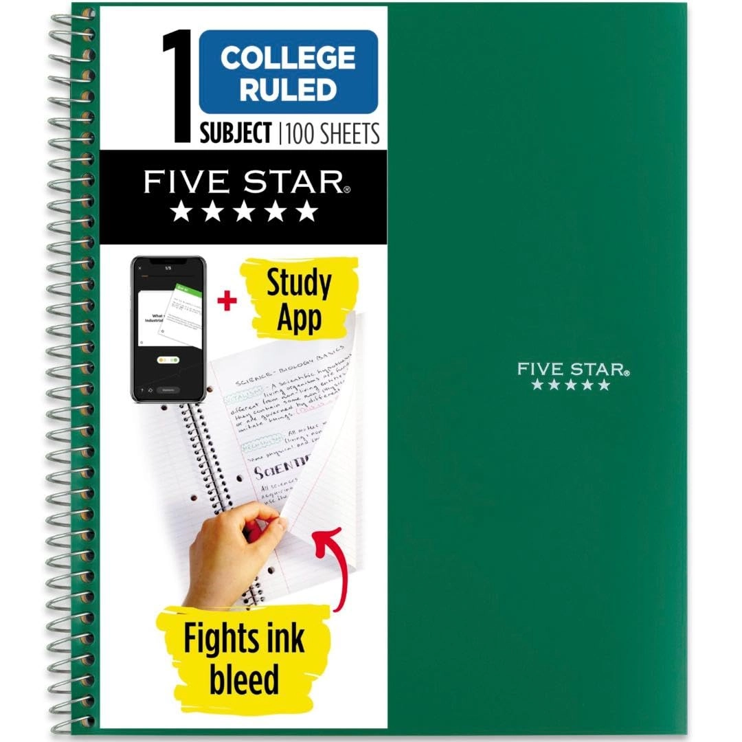 Spiral Notebook 8-1/2" x 11" Spiral - Lined 100 Sheets
