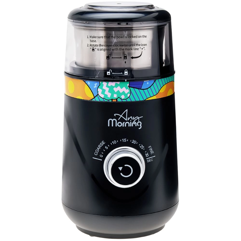 Any Morning SH21638B - Coffee Grinder 2.5oz Black