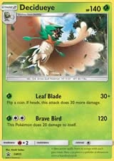 Pokémon Decidueye SM55 - 1pcs + Toploader