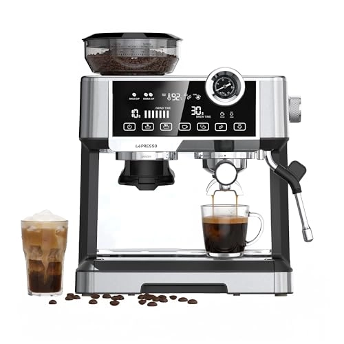 (Renewed) LPCFFM0030-cr - Adjustable Grinder Dual Boiler 19Bar 58mm Porta Filter