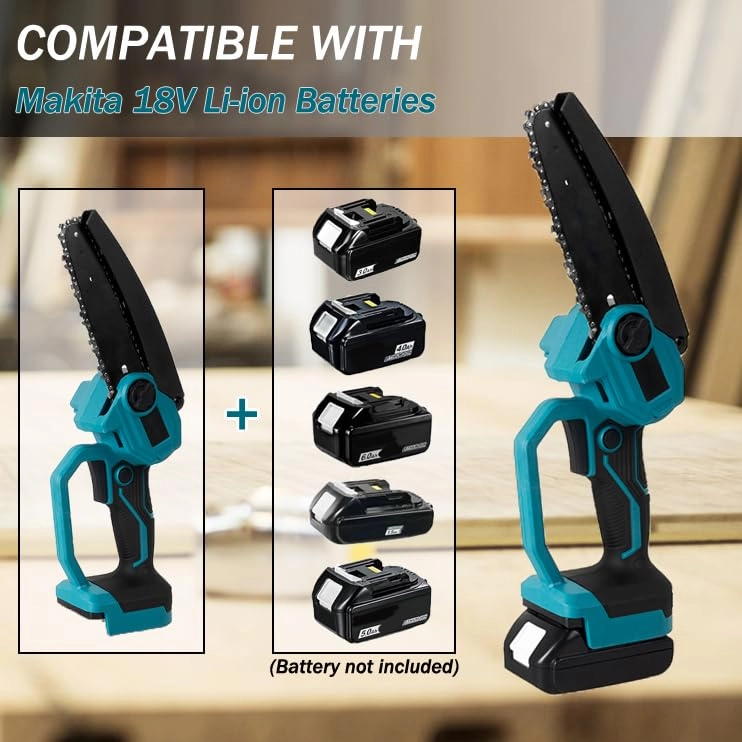 Mini Chainsaw - 6 Inch Cordless Brushless