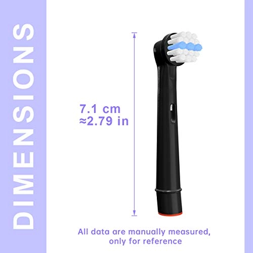 Replacement Toothbrush Heads - 16pcs Multicolor