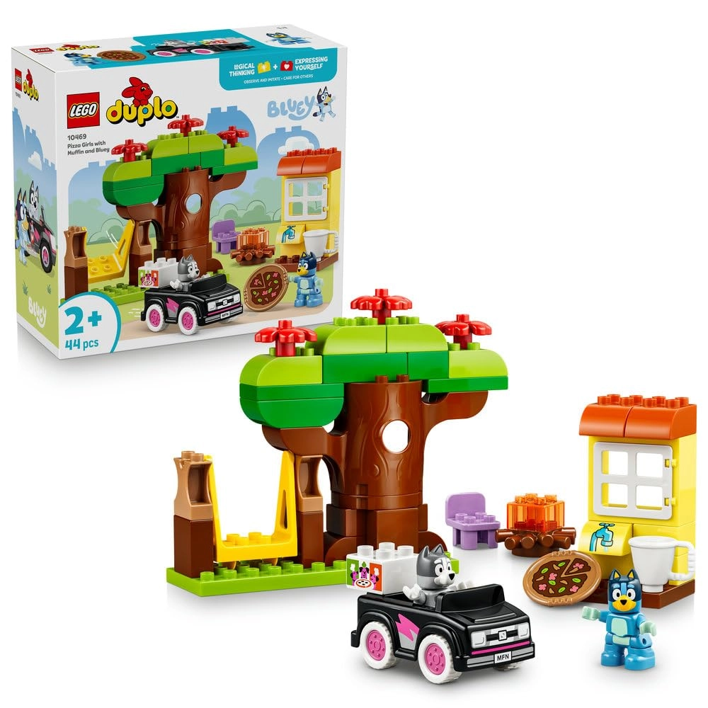 LEGO Bluey Pizza Girls with Muffin and Bluey