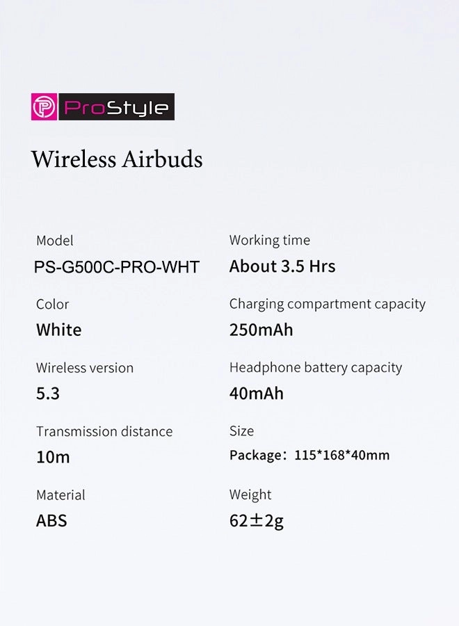 PS-G500C-PRO Wireless Earbud