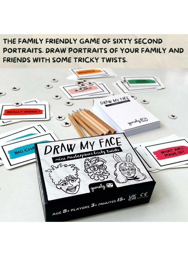 Draw My Face - pocketsize Party Game Sixty-Second Portraits