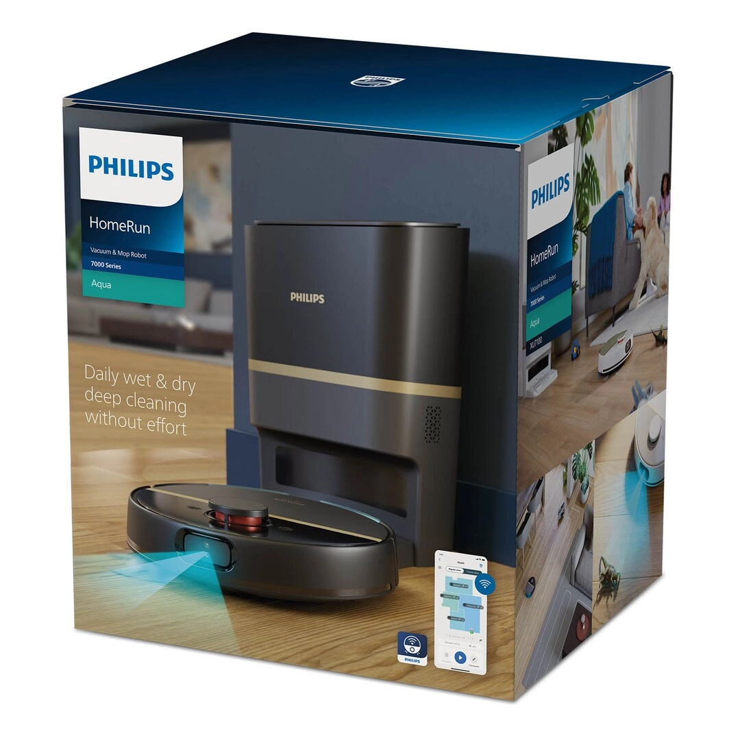 HomeRun 7000 Series Aqua - With Mop, Self-Empty Station