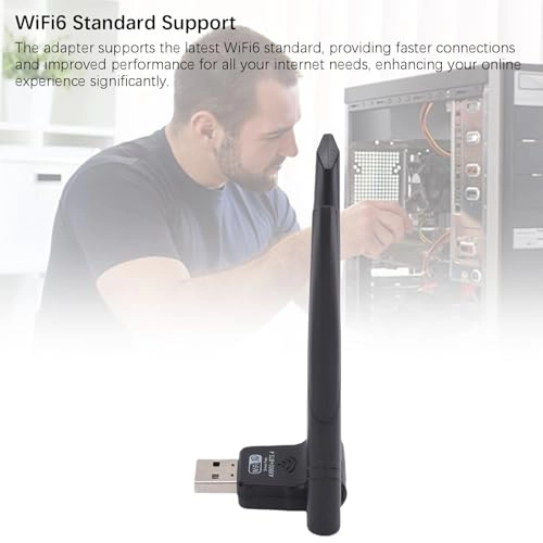 USB WiFi Adapter - 2.4G 5GHz WiFi6