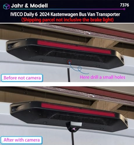 Rear View Camera - Night vision 1280 x 720 pixels