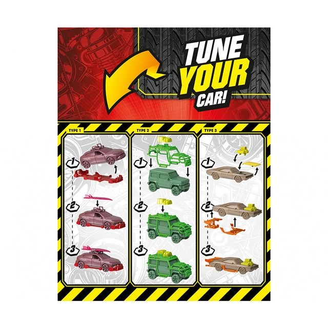 Tune Up's Metal Cars - 1:64 4pcs Set