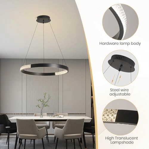 Modern LED Bedroom Chandelier - Dimmable