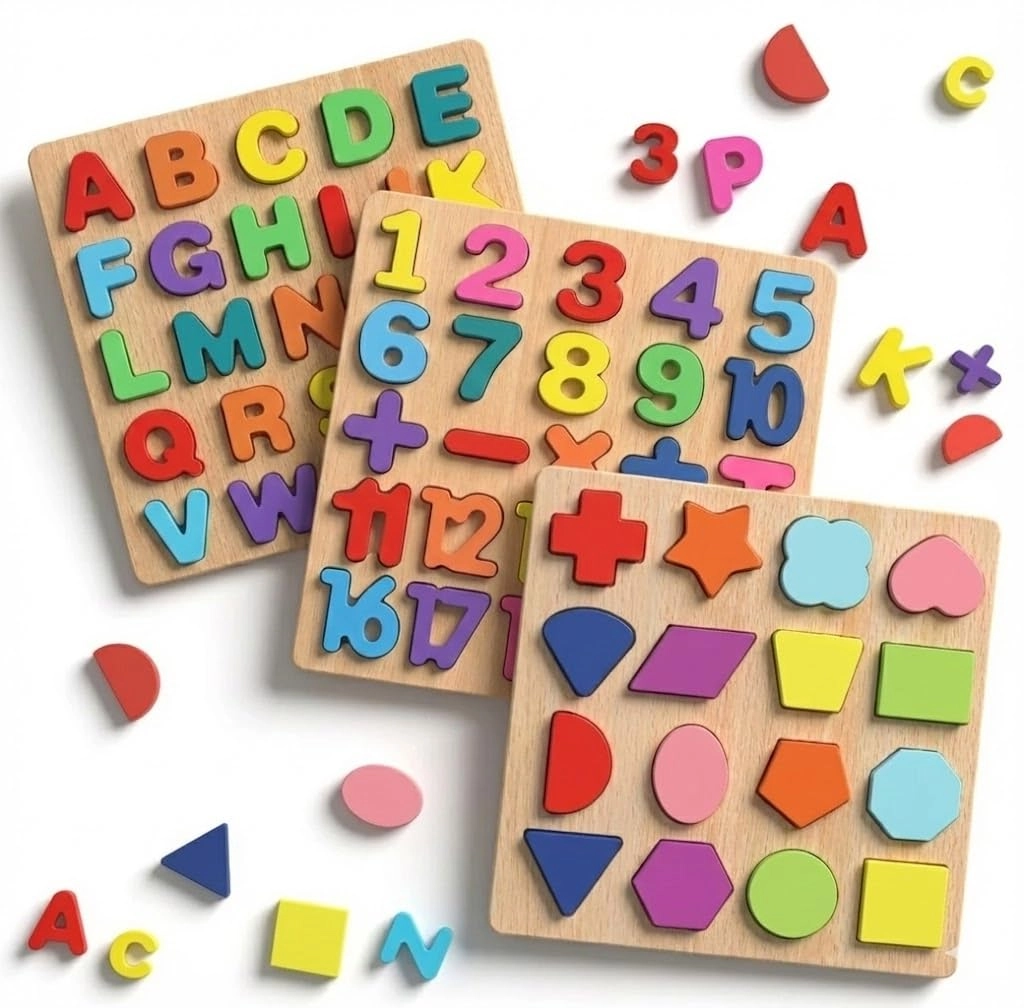 NOVO baby, Novo Baby ABCD Puzzle - 0 - 5 years 1 pieces