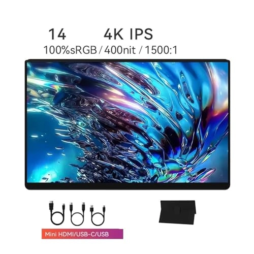 Portable Monitor - wpenshiDM125 14 Inch 4K