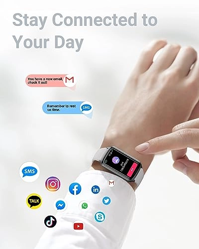 Fitness Tracker - 24/7 Heart Rate Blood Oxygen 5ATM Waterproof