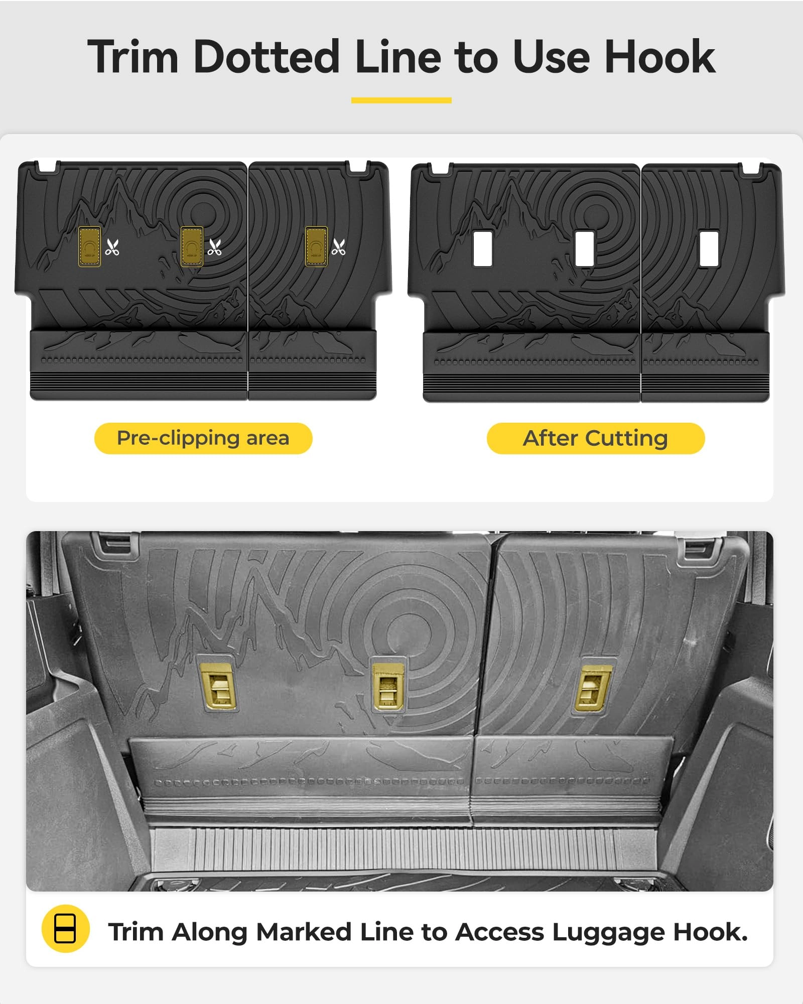 Back Seat Cover - Ford Bronco 2021 2022 2023 2024 2025 2026 Rear