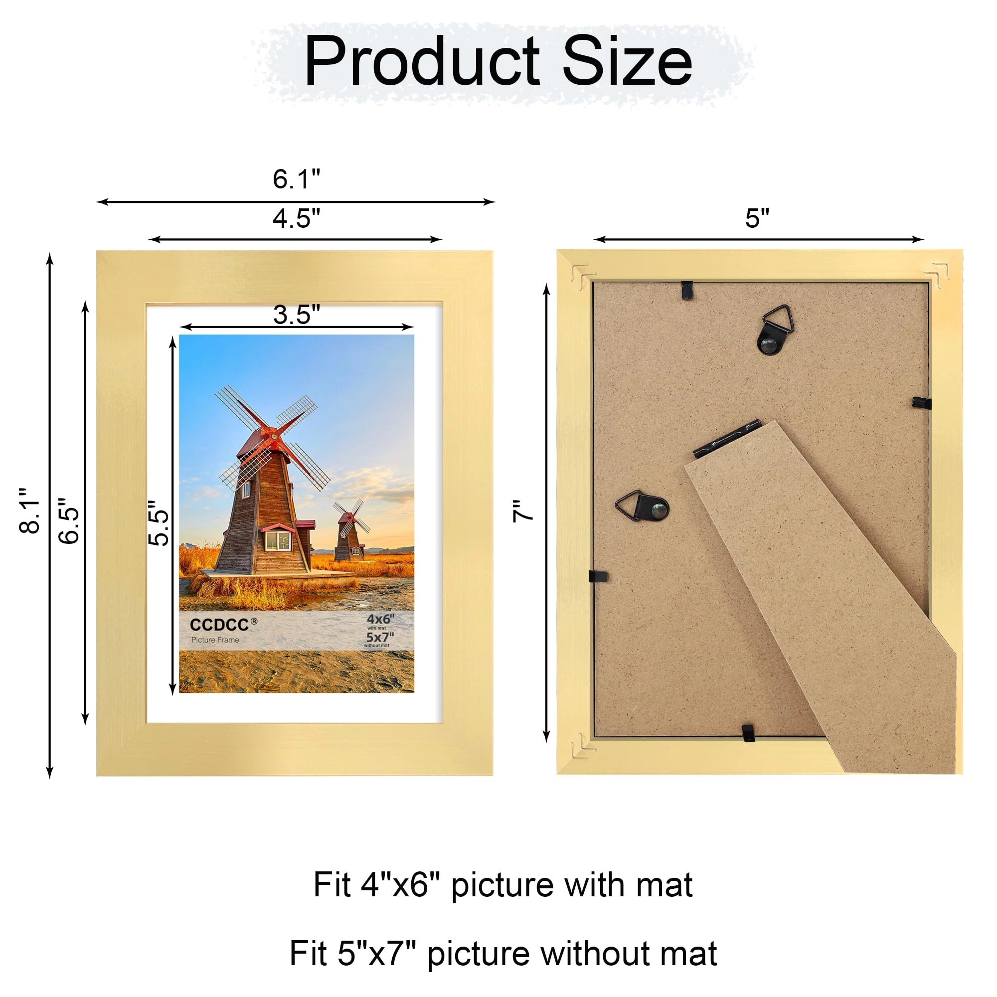 Picture Frame - 5x7 Single Set