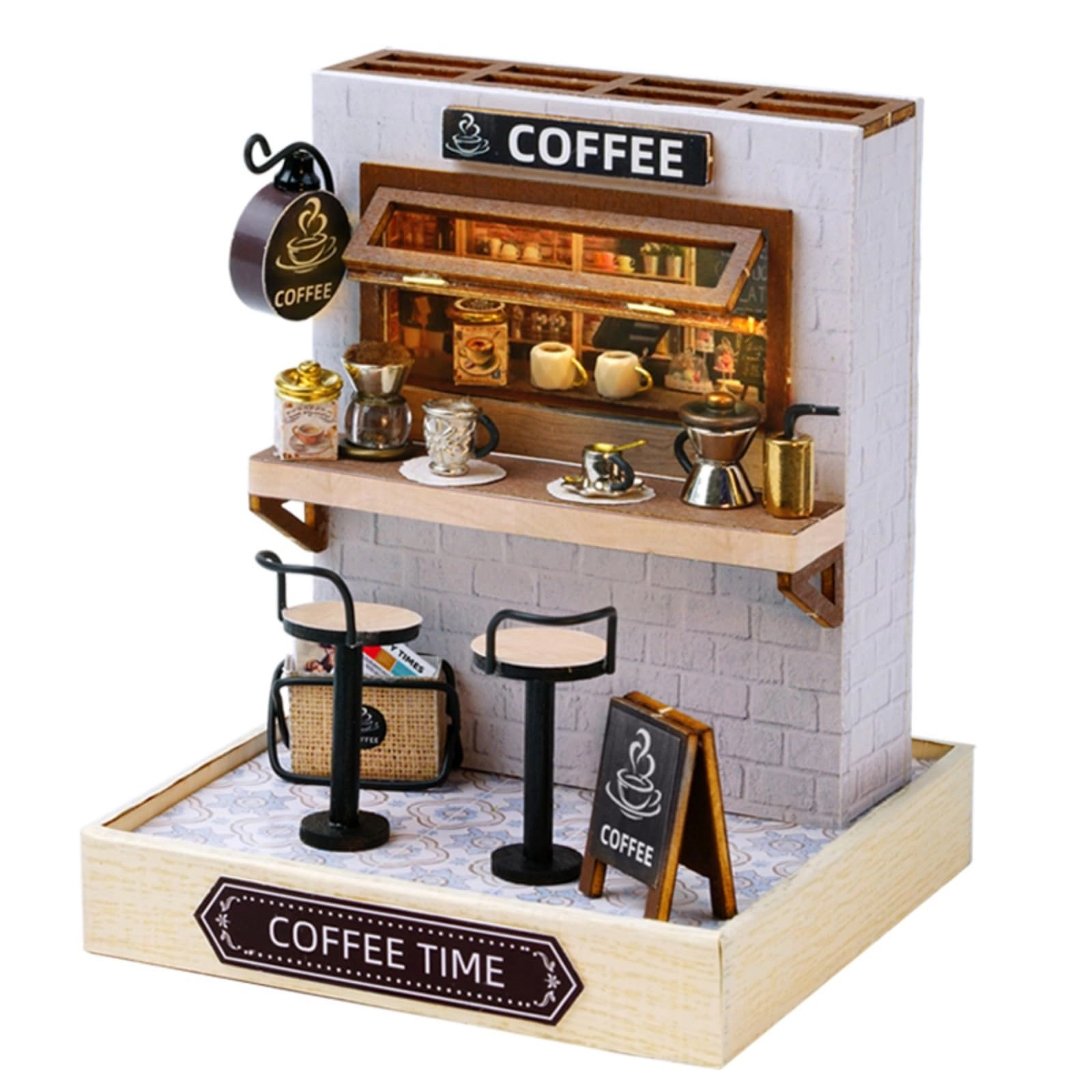 OZJAY Miniature House Kit - Rail-Track Secluded City