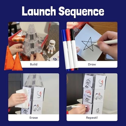 Magnetic Rocket Ship - Ages 3+ STEM