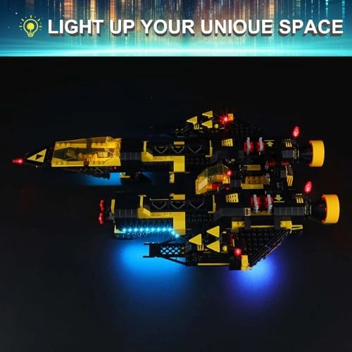 LED Light Kit for LEGO 10355 Blacktron Renegade - Plastic