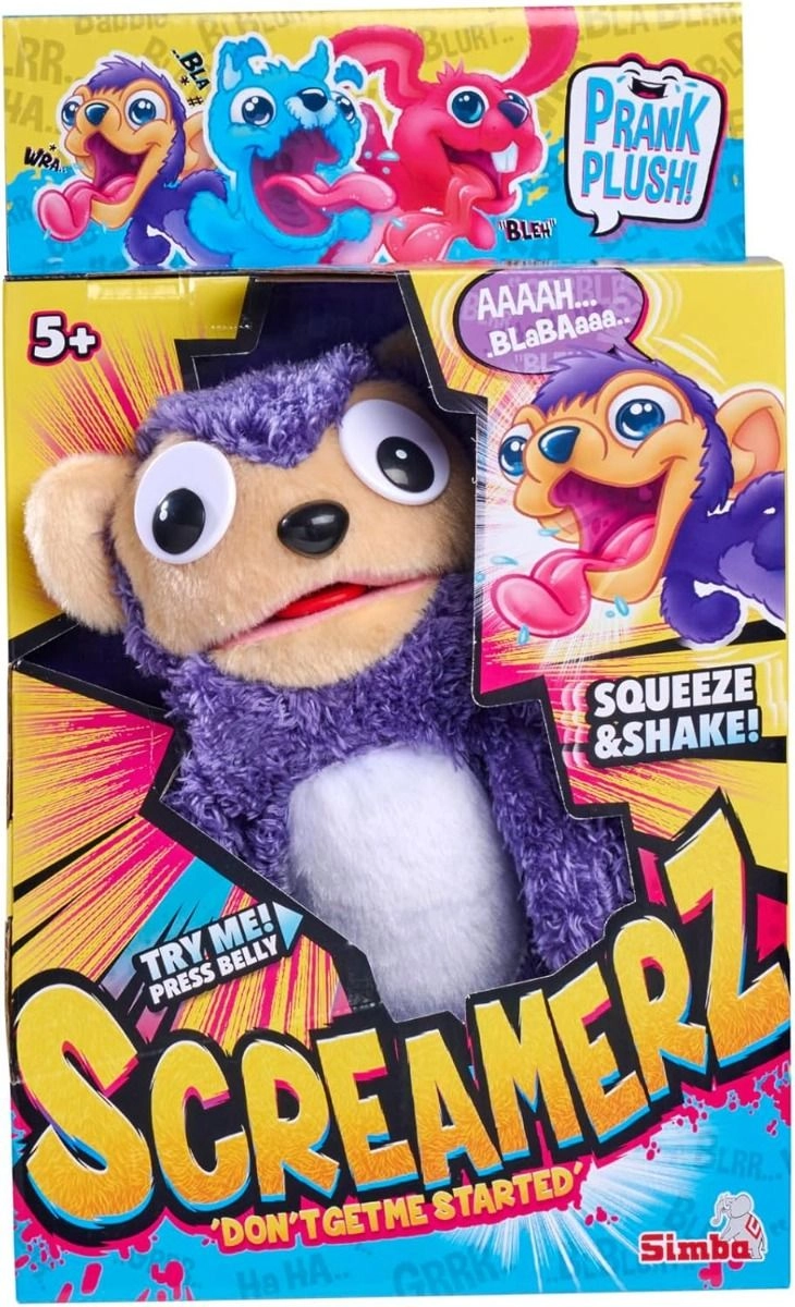 Screamerz Plush Toy Monkey - Sound effects 30 cm