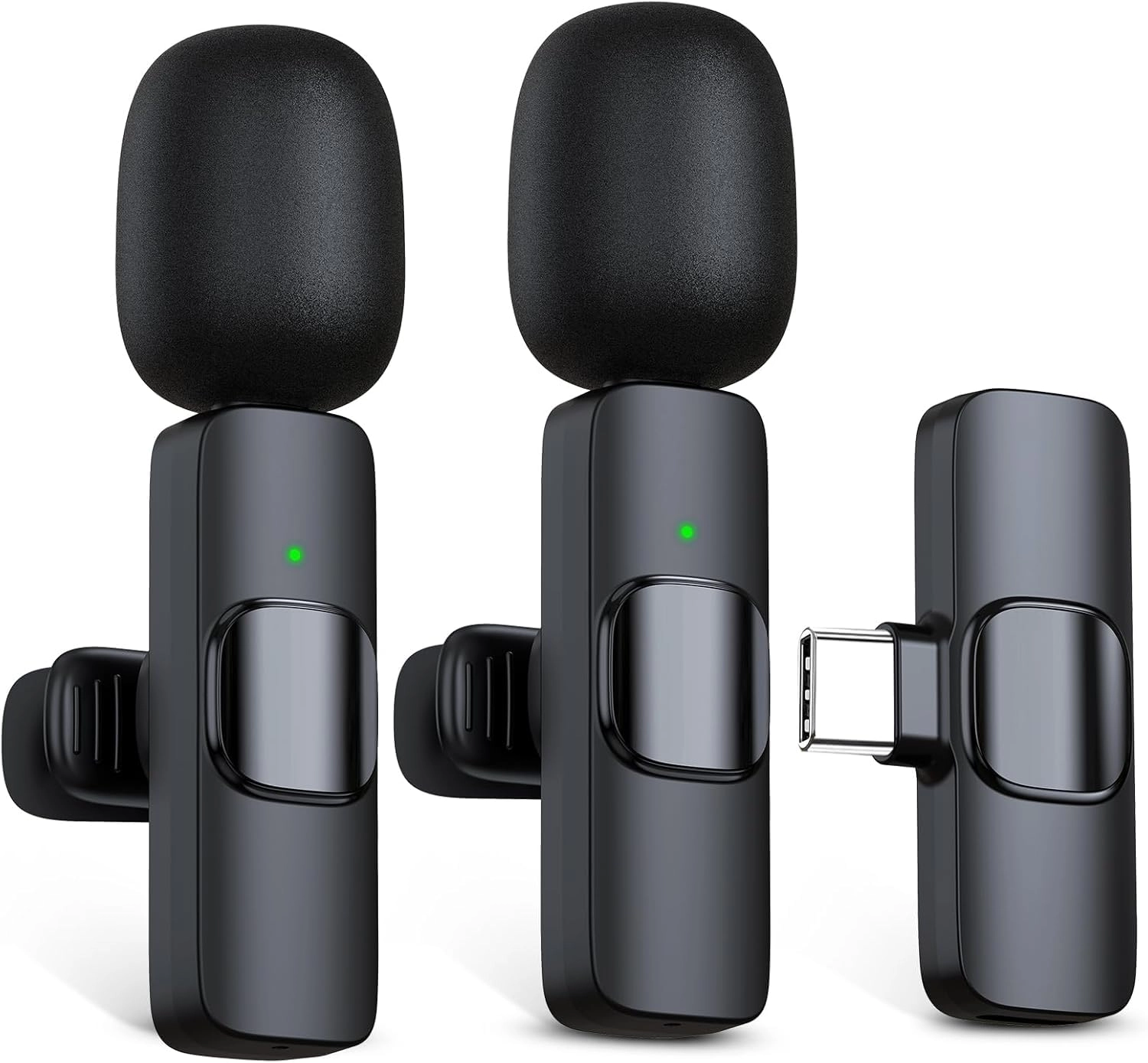 ELTERAZONE HJ-09087907 USB+Lightning Microphone 2-Pack