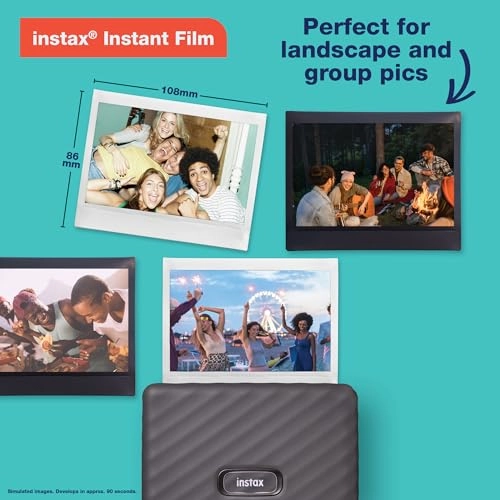 Instax Link Wide + Instax Film - 20 Sheets + Cloth