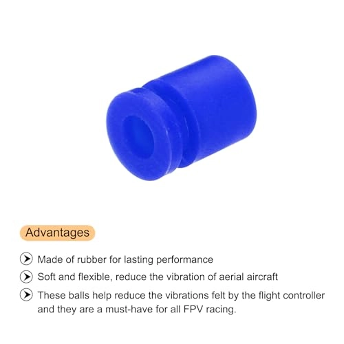 Anti Vibration Rubber Balls - M3x8mm 36pcs Blue