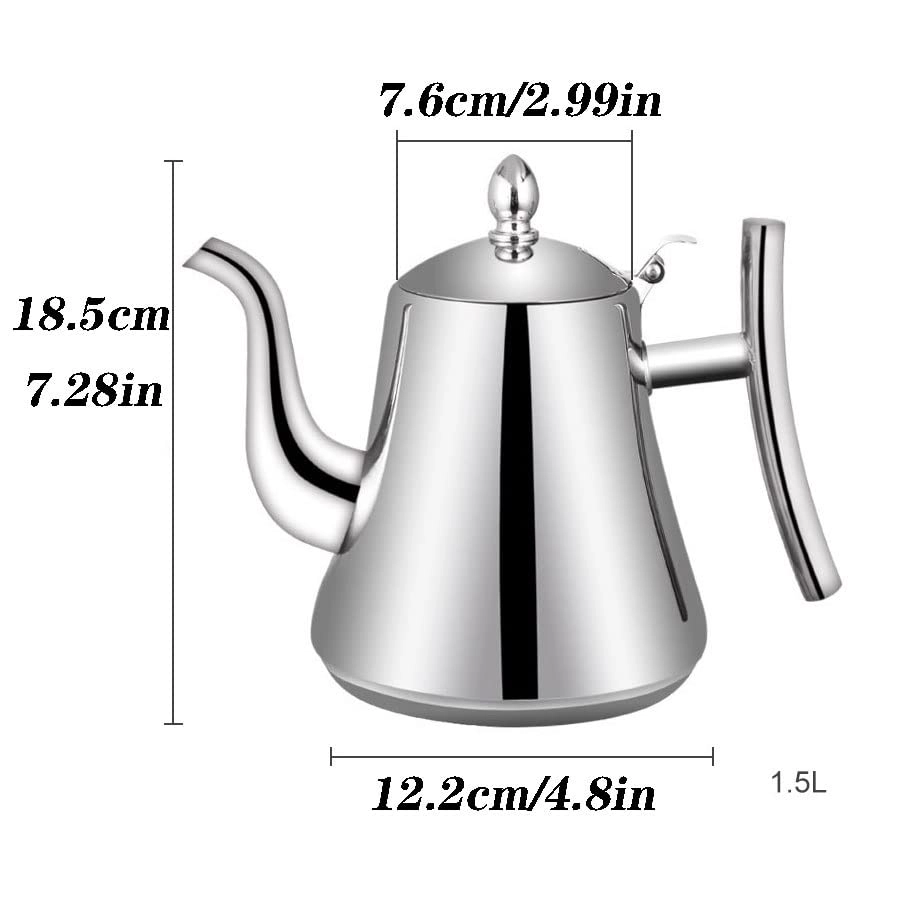 Teapot - Stainless Steel 1.5L