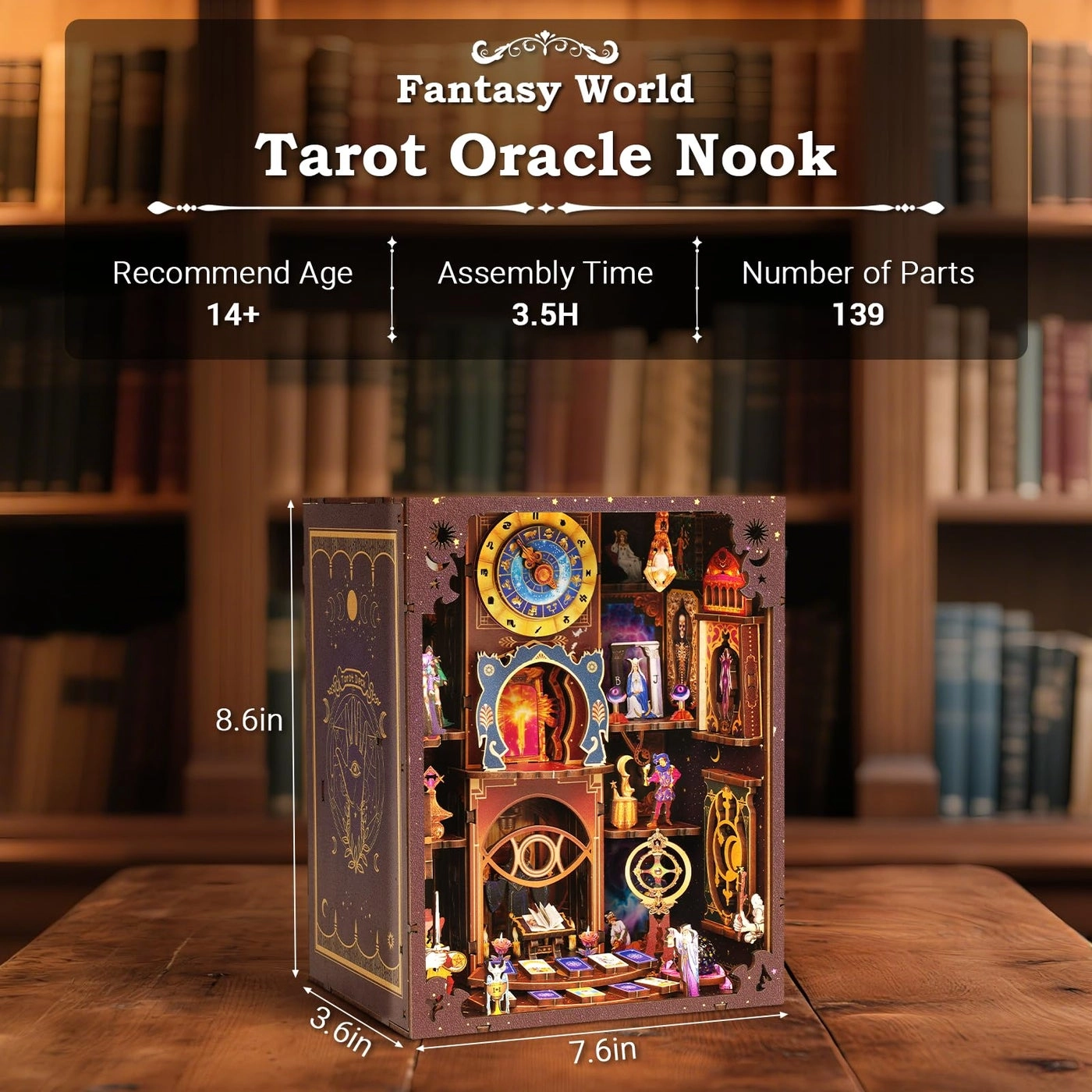 Book Nook Kit - Fantasy TarotThemed