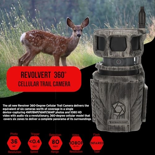 Revolver 40MP Pro + Sol-Pak Solar Battery Pack + Ultra SDHC UHS-I Memory Card - 32GB + Hi-Speed SD USB 2.0 Card Reader