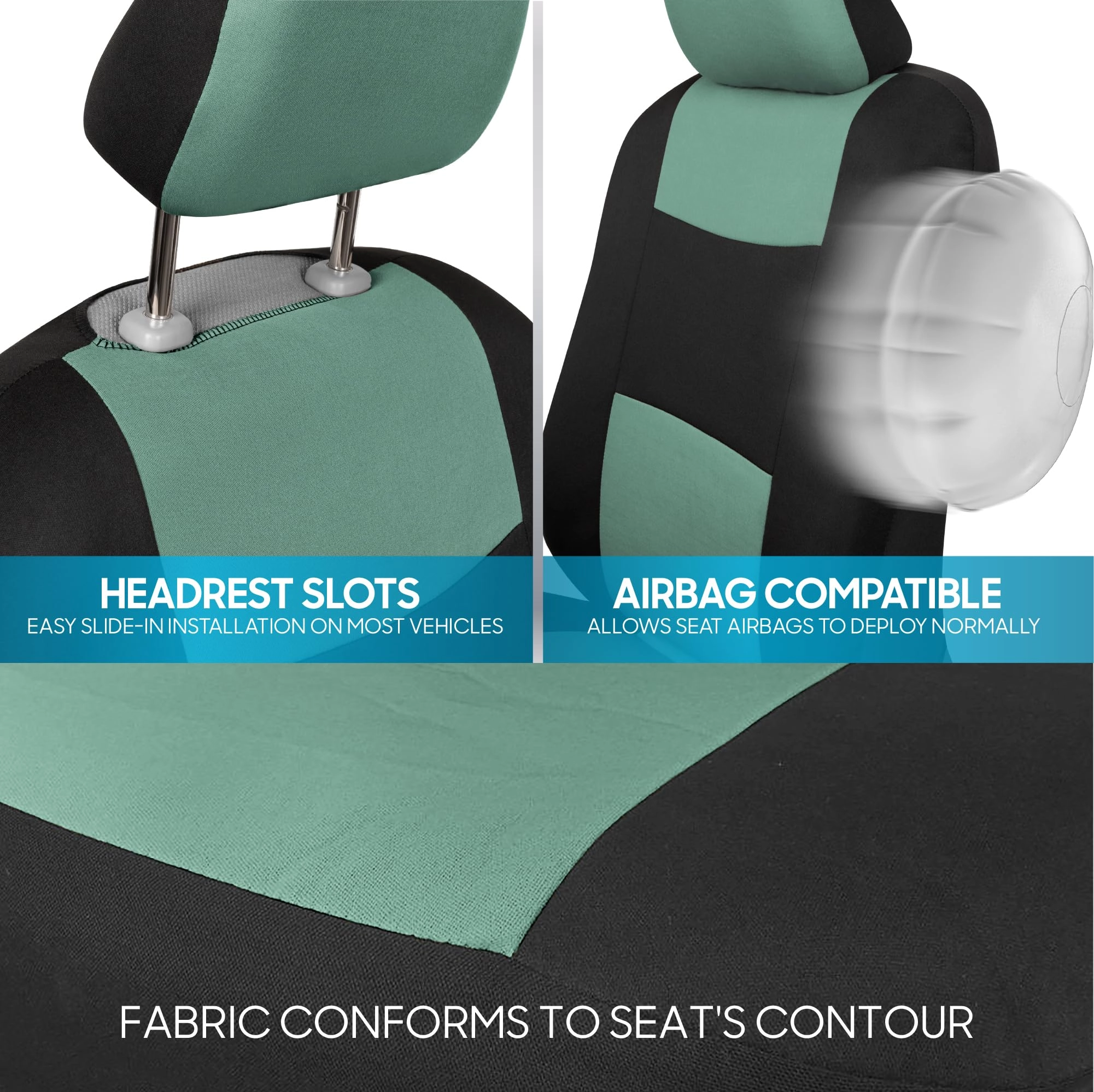 PolyPro Car Seat Covers - Solid Beige Universal Fit