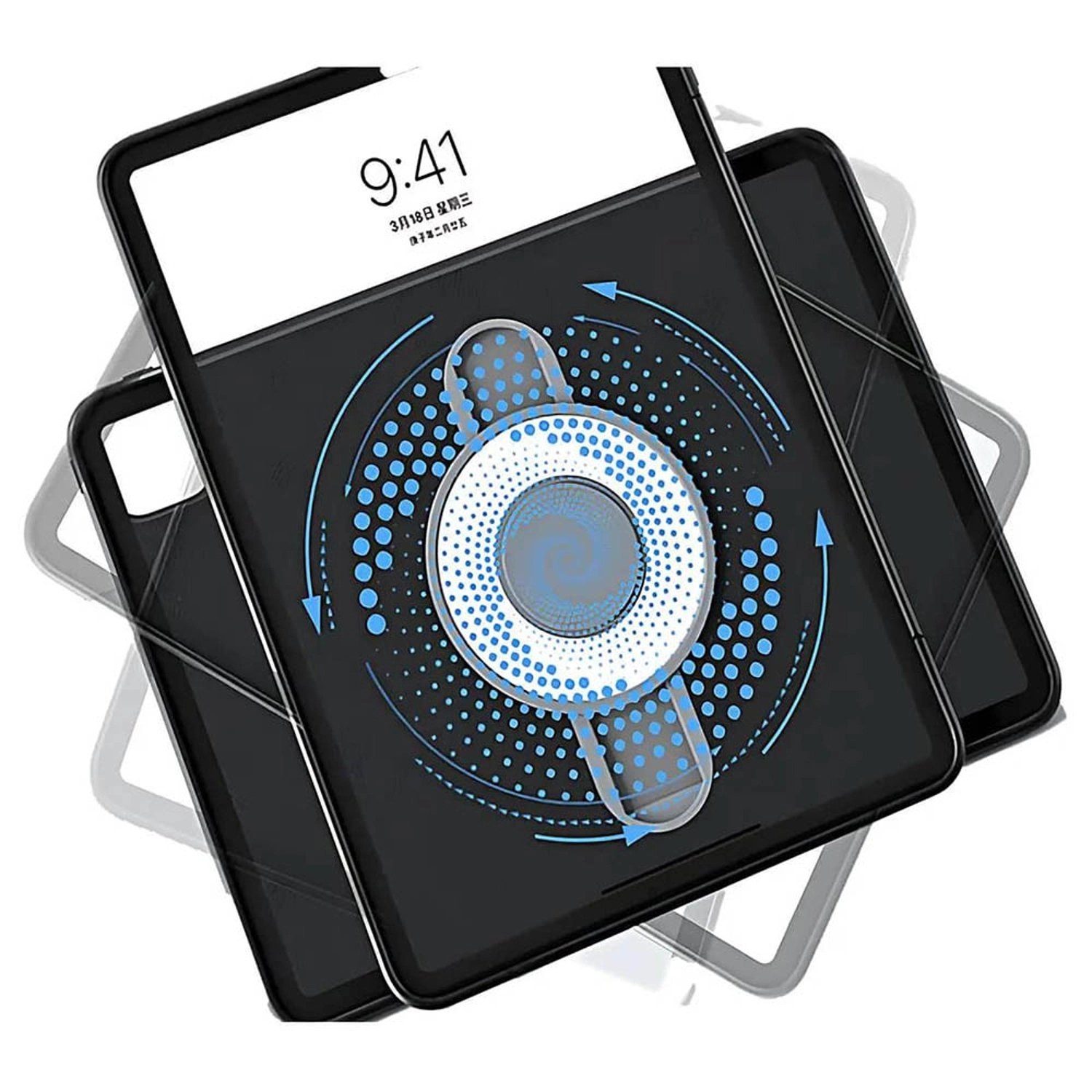 Detachable Case with Pencil Slot for iPad Pro 11-inch