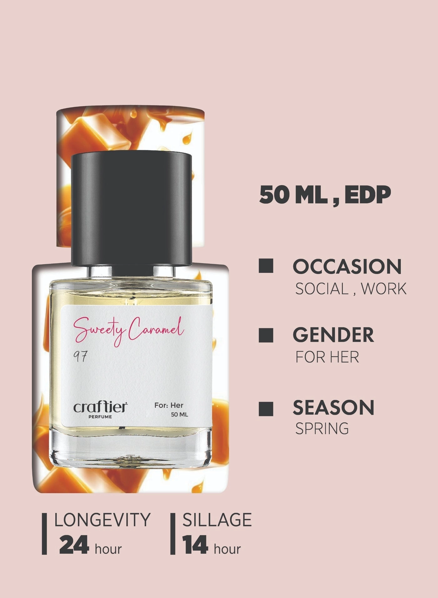SWEETY CARAMEL - Eau de Parfum 50ml