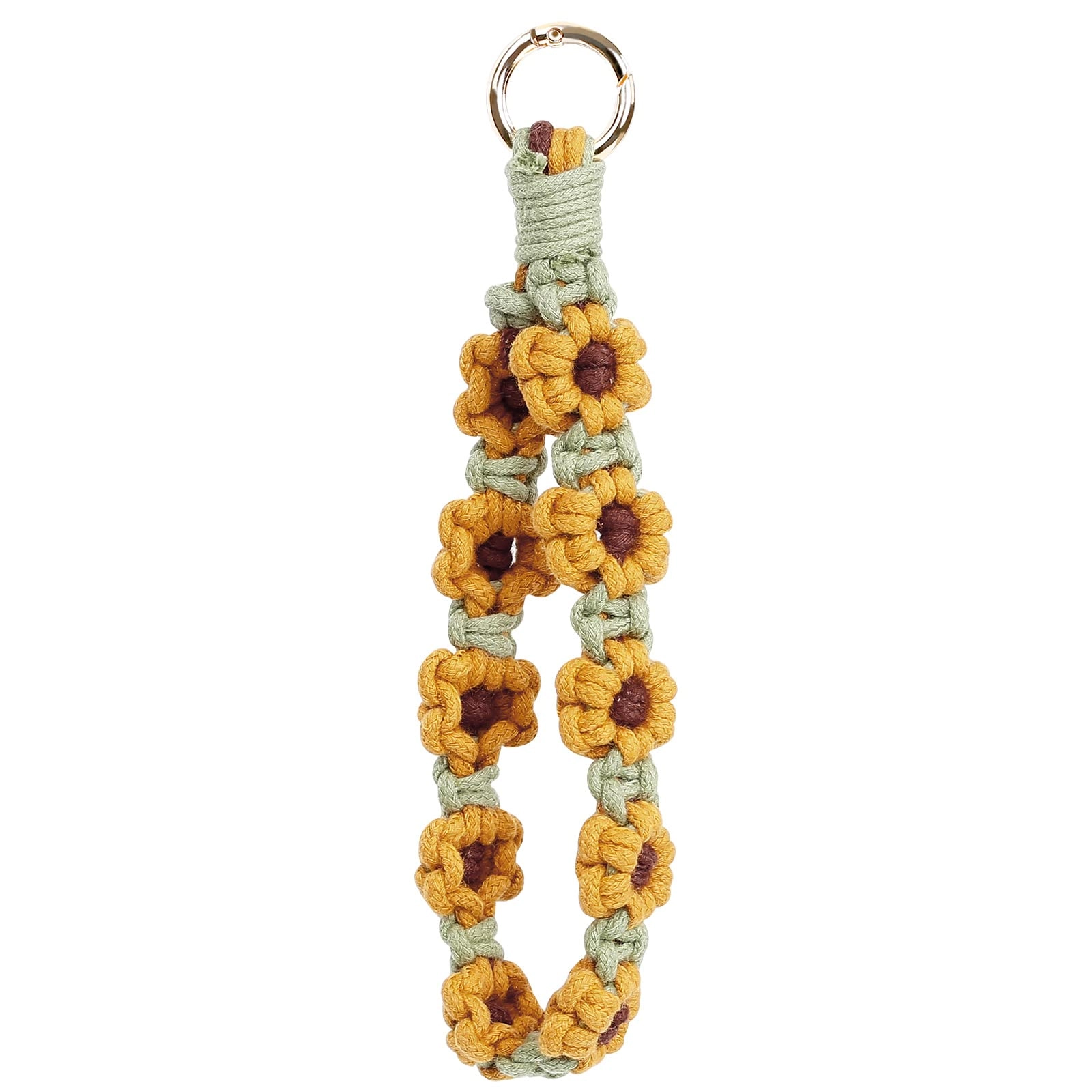Boho Macrame Keychain - Car
