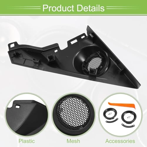 Interior Front Car Door Speaker Window a Pillar Cover Trim Tweeter Speaker Panel - Honda Civic 2016-2019