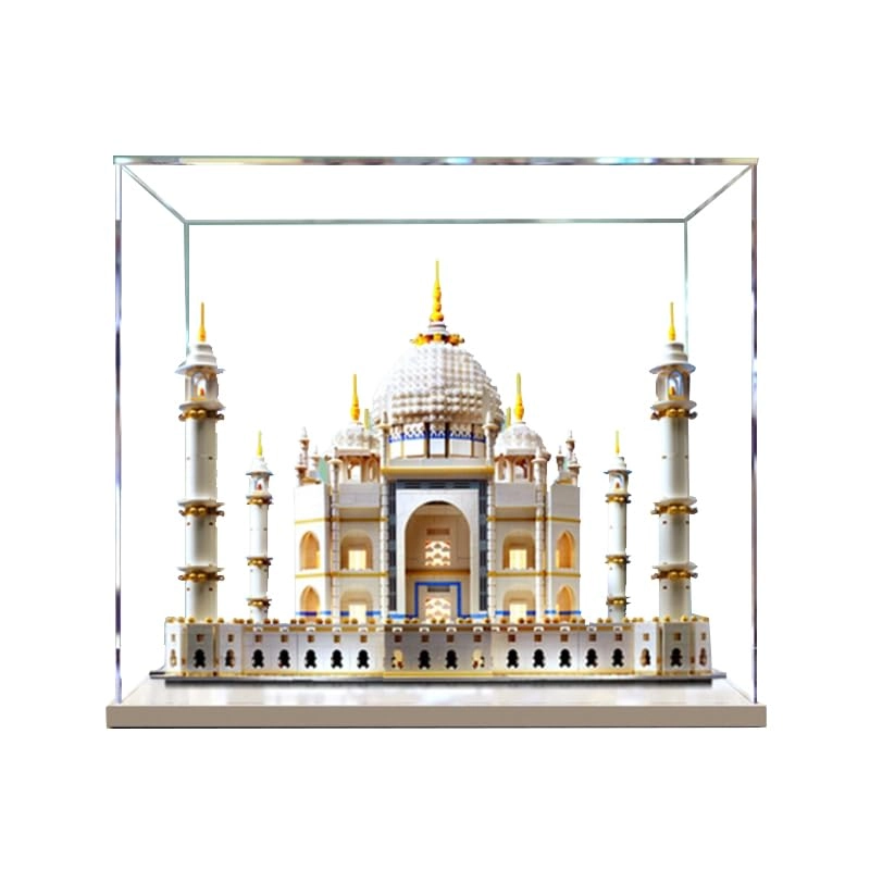 HCAEIOFJ Acrylic Display Case for LEGO Taj-Mahal 10256 - 3mm