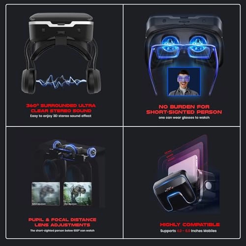 Play VR Ultra - 40MM HD lens Headphones