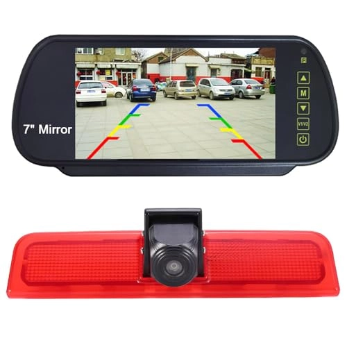 Car Rear view Camera - Night vision 628*586 pixels + Rear View Mirror - 7" LCD