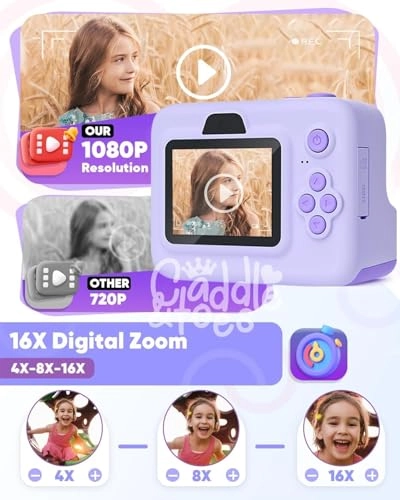 DC-C001 - 2.4 Inch Screen Instant Print Purple