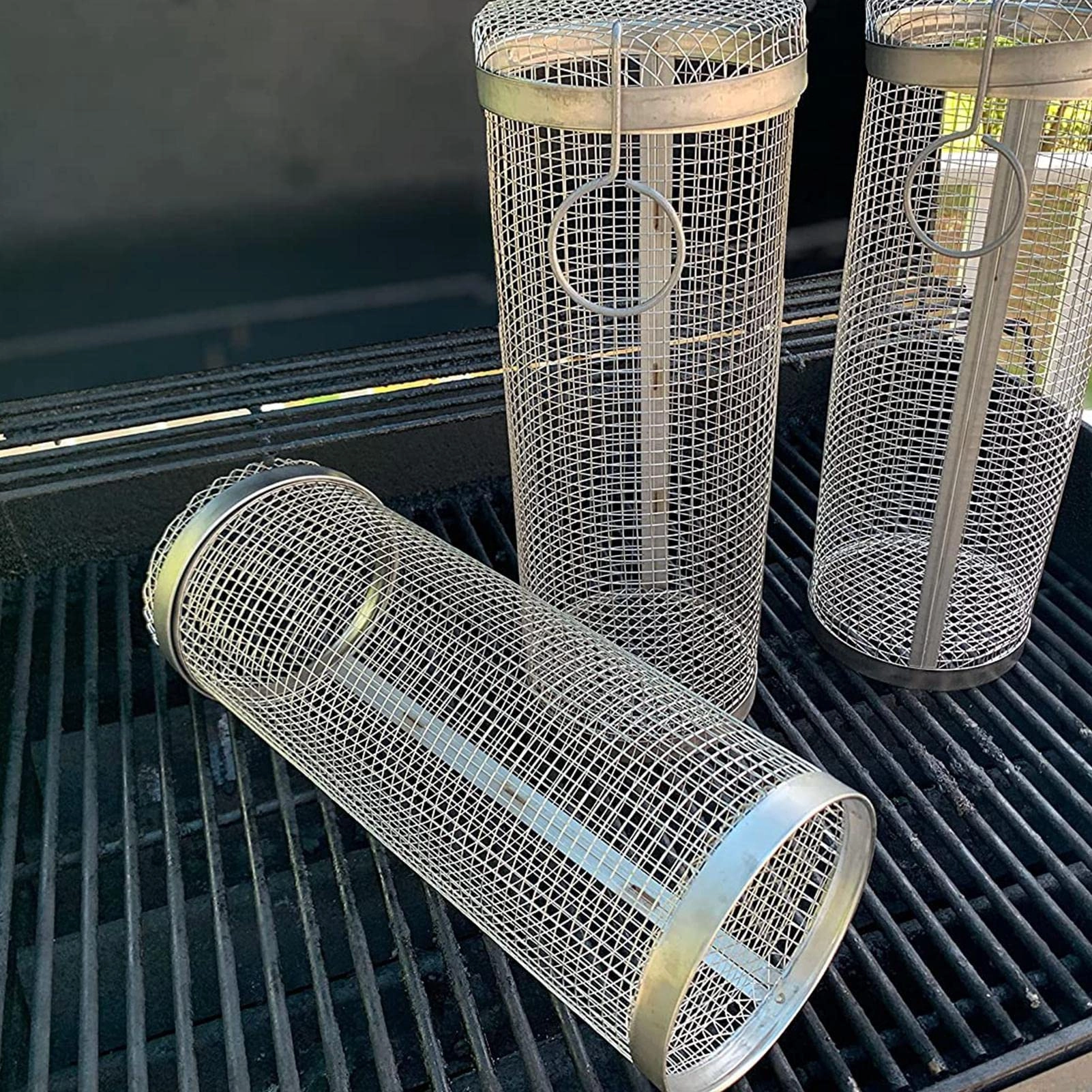 Rotisserie Basket - Stainless steel 3PCS