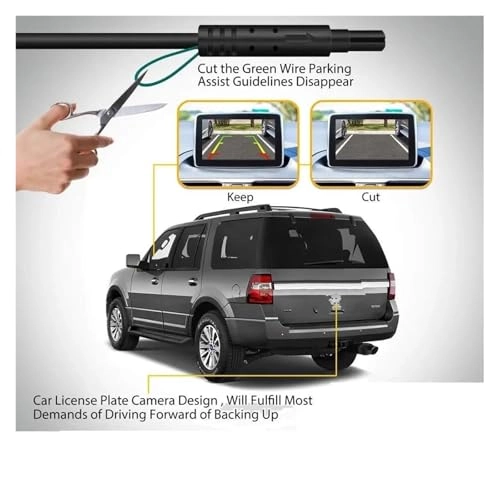 Rear View Reversing Parking Backup Camera Tailgate Handle - Night vision RCA HD
