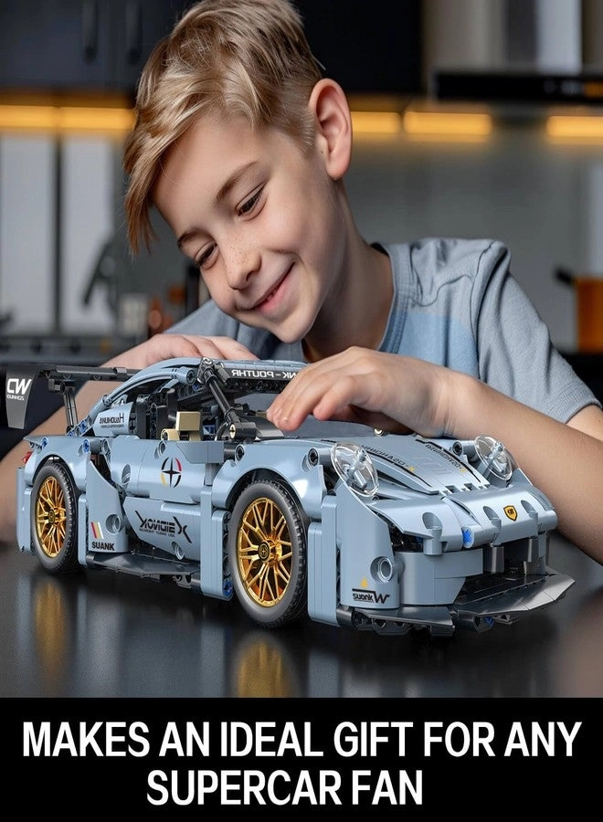Sports Race Car Building Set - 1:14 MOC