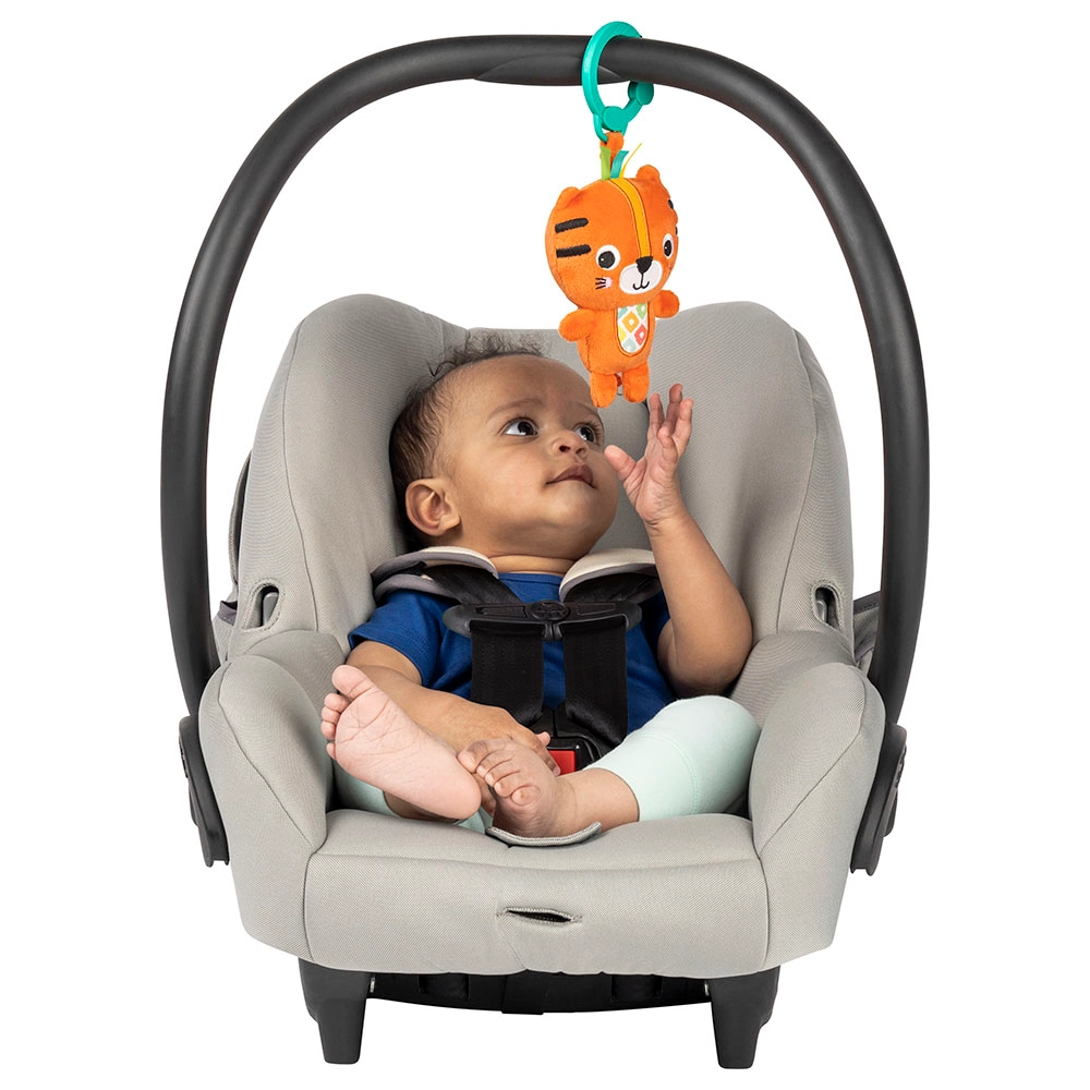 Jingle Joy Reach & Rattle Toy - 0 month(s) soft mixed materials Tiger