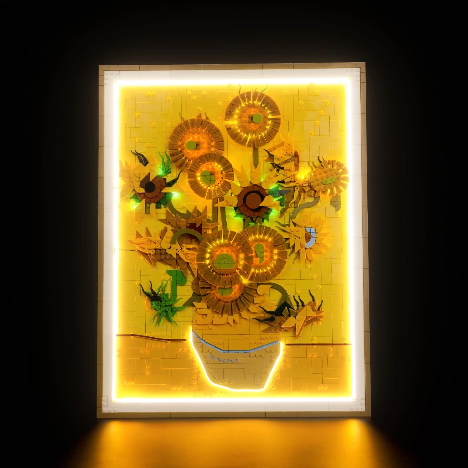 BrickBling LED Light Set - 31215 Vincent van Gogh Sunflowers USB Battery