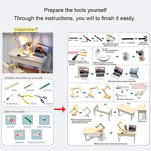 DIY Miniature Dollhouse Kit - 124 scale
