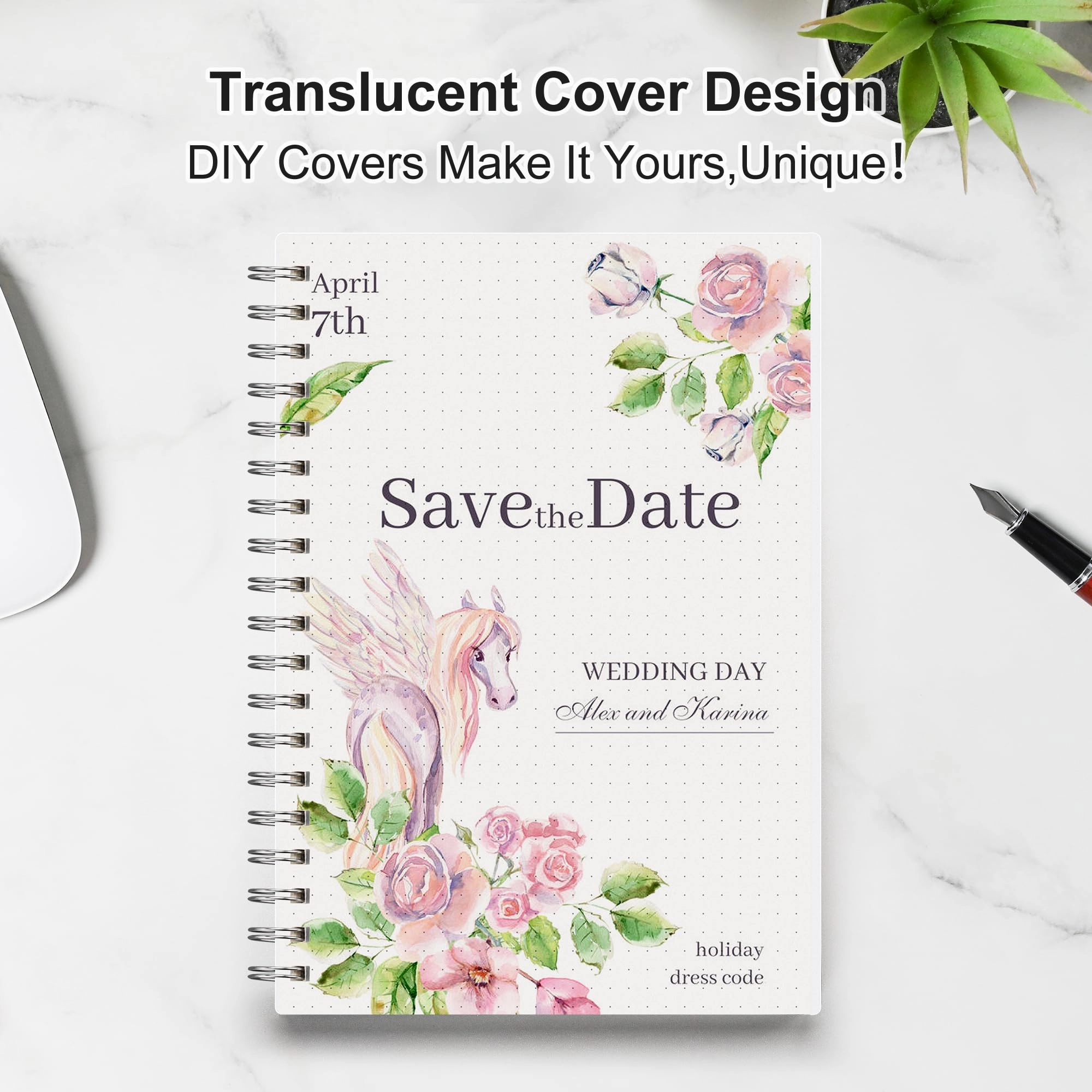 Wirebound Notebook B5 Spiral - Lined 300 Pages