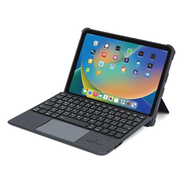 Akzun Trading DETACHABLE WIRELESS KEYBOARD CASE - for iPad 10th Gen - English Arabic