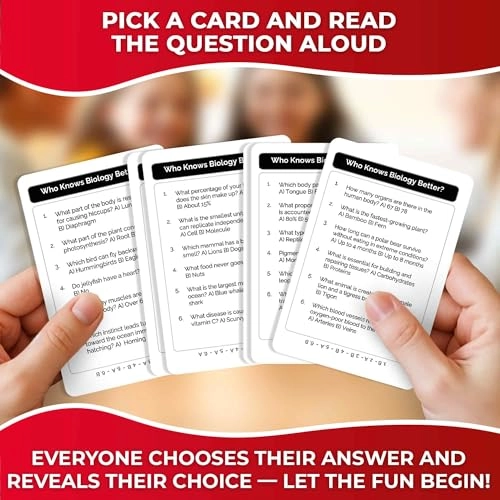 Who Knows Biology Better - Educational Trivia Card Game