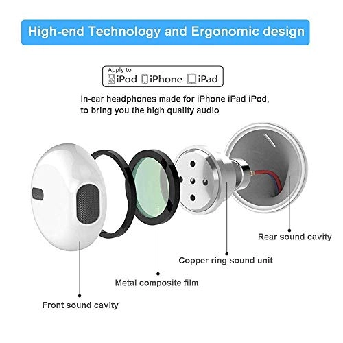 Noise Isolation Earphones Wired Earbud