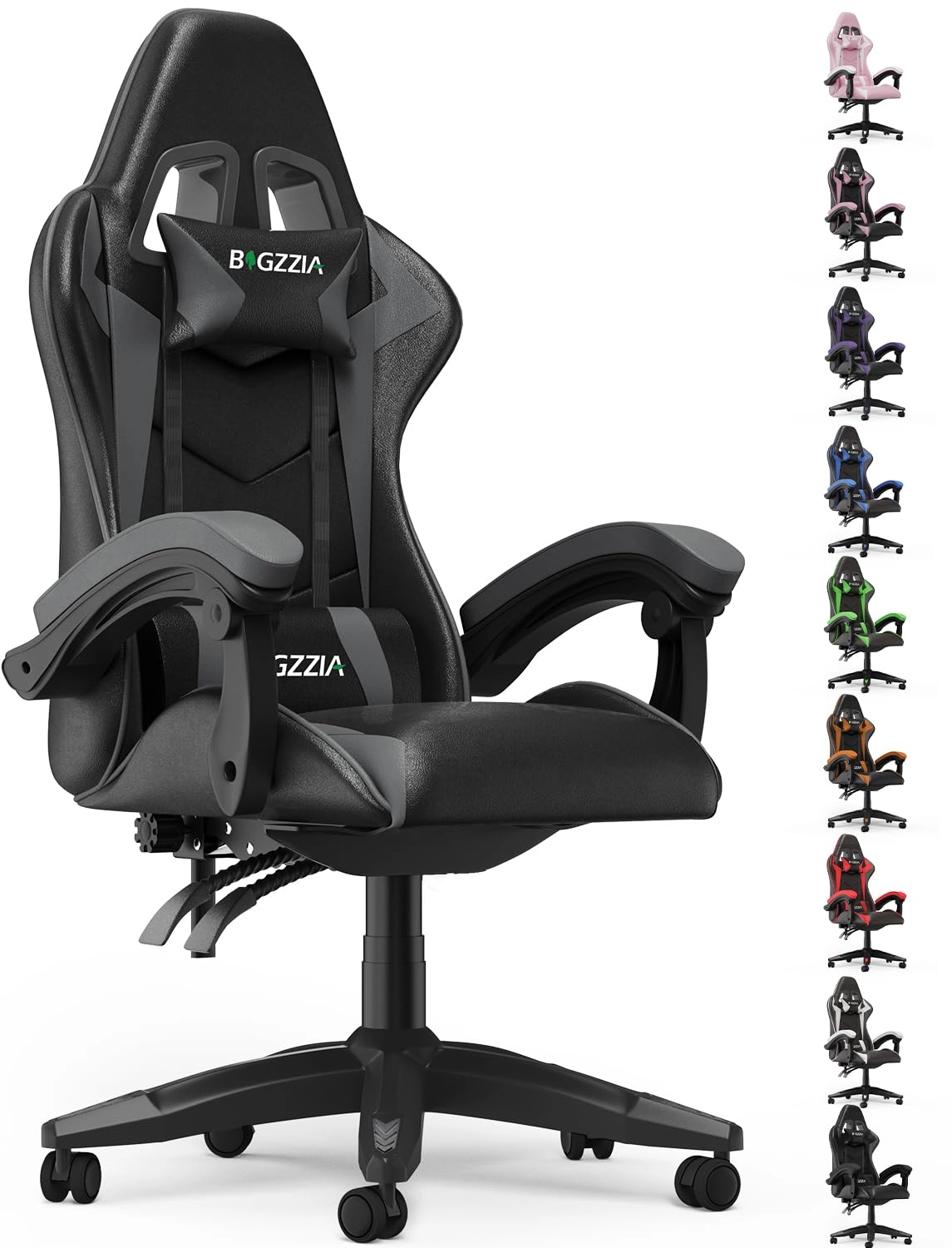 A gaming chair - Adjustable Height Reclining Feature