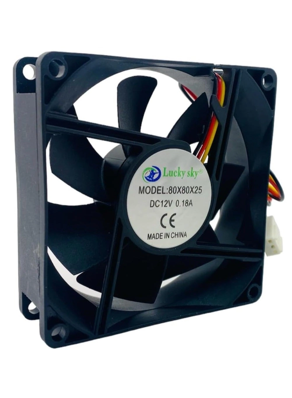 LUCKYSKY Cooling Fan - 1 fan(s) 80mm